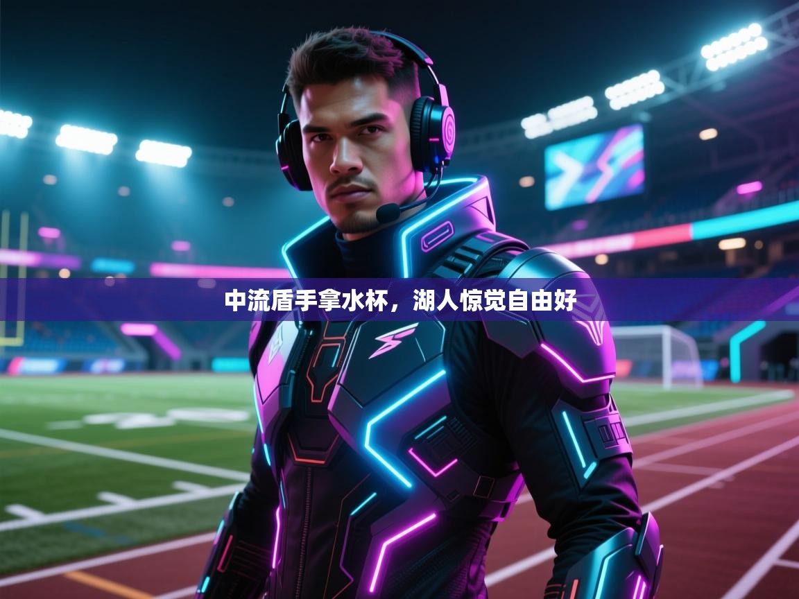 中流盾手拿水杯，湖人惊觉自由好